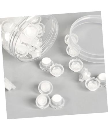  minkissy Minkissy 120 Pieces Eyelash Glue Cup Lash Glue Cups Lash Artist Supplies Glue Cup for Lashes Eyelash Glue Cup Container for Eyelash Glue Glue Cup for Eyelash Extensions Plastic Transparent - Buy Online on GoSupps.com
