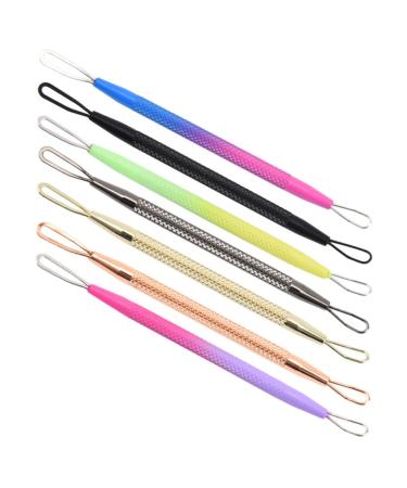 DRESSOOS 7pcs Double-headed Extrusion Ring Pores Remover Removers Cleaning Kits Makeup Tools Cosmetic