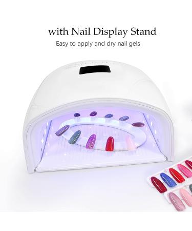 Nail Swatch Display Book with Transparent Nails | C10 Plastic Nail Sample Card for Nail Gel Colors - No Glue Needed - Buy Online on GoSupps.com