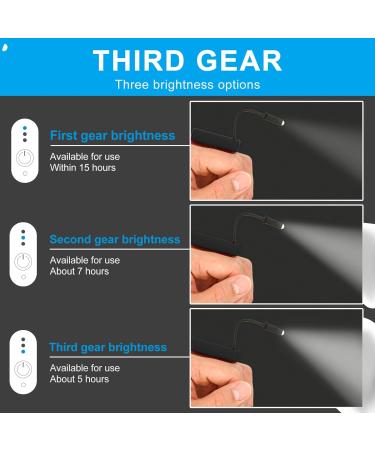 Healifty Pick Light Three - Rechargeable Ear Wax Removal Tool | Deep Ear Cleaning Light | 5X4.5cm Black - Buy Online on GoSupps.com