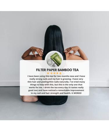 Silica Rich Bamboo Tea for Hair, Skin & Nails - 30 Filter Bags - Buy Online on GoSupps.com