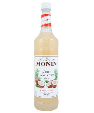 Monin Sirop Cocos, PET 1,0 l, lot de 3 (3 x 1,0 l)