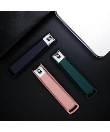 HCHGJKN Nail Clippers Durable Carbon Steel Folding Nail Clippers Professional House Use Anti-Splash Nail Clippers nail Clippers Manicure Tool(Pink) - Buy Online on GoSupps.com