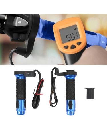 Jopwkuin Motorcycle Heated Grips - 1 Pair Blue Hand Grips (50-70 ) for Ultimate Riding Comfort - Buy Online on GoSupps.com