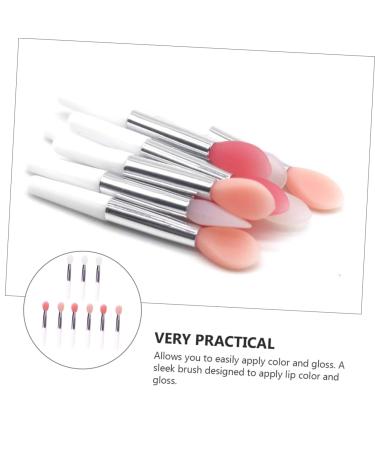 9pcs Silicone Lip Balm & Makeup Brush Set - Lip Spoon Applicator Tool for Perfect Lip Makeup - Essential Cosmetic Accessory for Women - Buy Online on GoSupps.com
