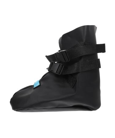 Abaodam Plaster Warm Shoe Cover Fracture Accessories Foot Shoes Foot Fracture Shoes Foot cast Shoes Walking Boot Cover for Fracture Boot Walking Shoe Cover Foot Supports at Night Sock pu Black L