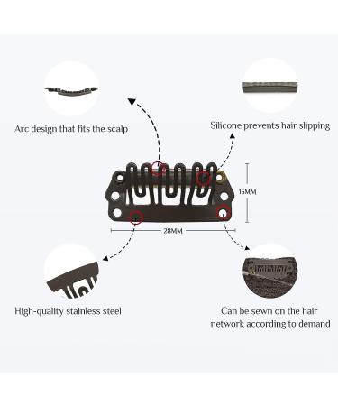 GOO GOO Brown Invisible Elastic Wire for Hair Extensions - 3 Adjustable Fish Line Sizes with Stainless Steel Clips - Buy Online on GoSupps.com