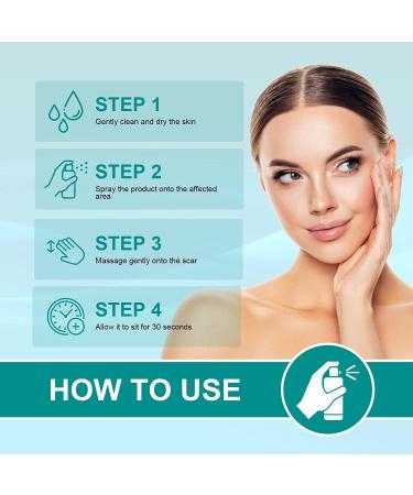 BLEDD Scar Removal Spray - Medical Grade Scar Remover (2pcs) | Best Scar Treatment - Buy Online on GoSupps.com