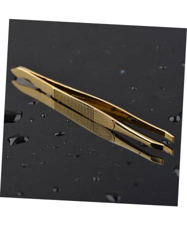 Beaupretty Eyelashes Extension Clip Tweezers Facial Hair Slant tip tweezer Eyebrow Remover Tools Curved Precision fine Pointed tweezer Slant Eyebrow Eyebrow Clip Eyelash Miss Eyebrow Tools medium Golden - Buy Online on GoSupps.com