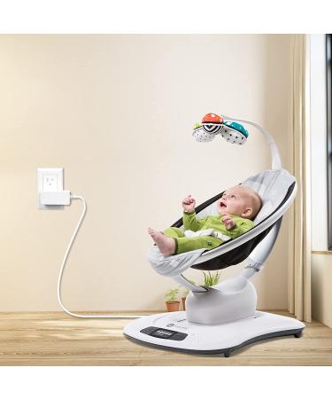 4moms mamaRoo Power Cord for 2015 Infant Seat Charger | Replacement AC Power Cord for mamaRoo Bouncer and rockaRoo Baby Swing - Buy Online on GoSupps.com