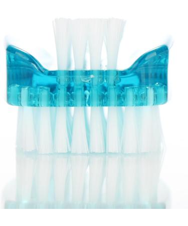 com-four Hand Washing Brush Set - 4 Piece Nail & Hand Cleaning Brushes in Blue/Black for Effective Hand Hygiene - Buy Online on GoSupps.com