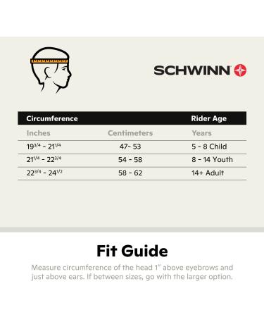 Schwinn Thrasher Adult Lightweight Bike Helmet - Dial Fit Adjustment - Black Non-Lighted - 58-62 cm Suggested Fit - Buy Online on GoSupps.com