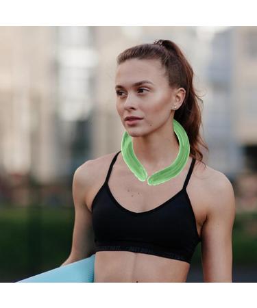 Cooling Neck Wraps | Cooler Tube for Neck Reusable Portable Body Cooling Products Cooling Neck Body Wraps for Study Offices Travel Camping Sports Hiking Rowces Green - Buy Online on GoSupps.com