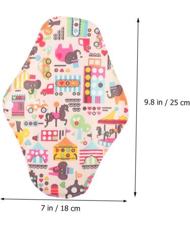 Healifty 15 Pcs Organic Washable Sanitary Pads | Reusable Cloth Menstrual Pads & Nursing Pads Assorted Colors | Bamboo Incontinence Pads for Women | Eco-Friendly Ladies Panties Liner - Pack of 1 - Buy Online on GoSupps.com