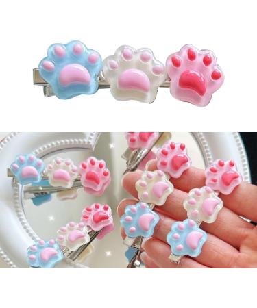 Limtula Jelly Feeling Shape Hair Clip for Hot Girls Hair Barrettes Clear Ponytail Hair Barrettes for Teens Girls Cat paw - Buy Online on GoSupps.com
