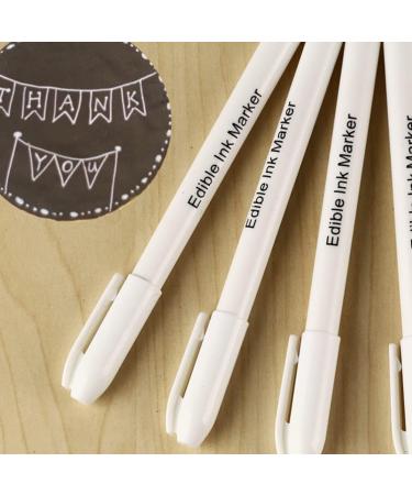 UPKOCH Fondant Assist Tool Baking Pigment Pen Painting Chocolate Pens Gummy Pencils Paintbrush Cookies Cake Marker Pen Gumdrops Crackers Baking Pen Plastic White Baking Supplies Pen - Buy Online on GoSupps.com