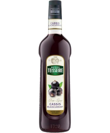 Mathieu Teisseire Blackcurrant Syrup for Drinks Smoothies Cocktails Ciders Beer Milkshakes 1L Bottle - Buy Online on GoSupps.com