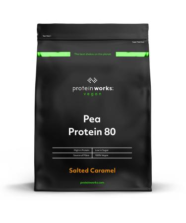 Protein Works - Pea Protein Isolate Protein Powder | 100% Plant-Based & Natural | Gluten Free | No Added Sugar | Salted Caramel | 1 Kg Salted Caramel Bandit 1 kg (Pack of 1) - Buy Online on GoSupps.com