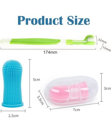 6-Piece Dog Dental Care Set | Toothbrush & Finger Brush with Storage Box | Pet Dental Hygiene for All Pets - Buy Online on GoSupps.com
