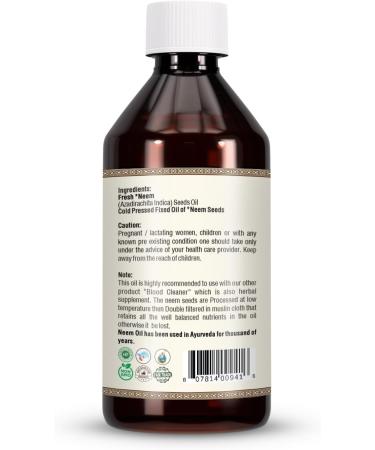 Neem Oil - Cold Pressed Organic Premium Oil for Healthy Skin Hair & Nails - Non-GMO Vegan - 2 fl oz (60 ml - Buy Online on GoSupps.com
