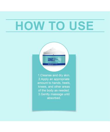 Dry Foot Lotion - Natural Soothing Softener 50g | Skin Care Lotion for Dry and Cracked Feet - For Daily Pedicure Travel and Nighttime Moisturizing for Women Girls Adults and Teenagers - Buy Online on GoSupps.com