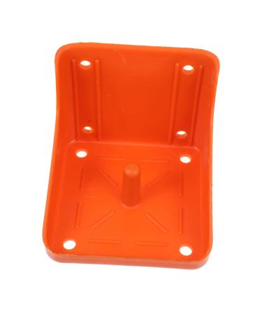 Balacoo Cattle Salt Block Feeder Cattle Sheep Food Bowl Livestock Feeding Bucket Farm Livestock Salt Block Feeding Box for Sheep Goat Pup Dog Farm Supplies Accessory Orange Livestock Feeder Bowl