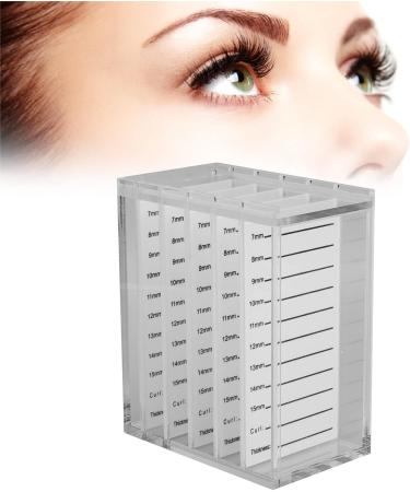5 Layers Acrylic Eyelash Storage Box Clear Single Eyelash Implant Holder Case for Makeup Display Container - Buy Online on GoSupps.com
