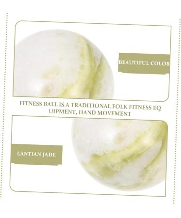 Buy Healvian Jade Massage Balls - 3 Set Gymnasium Hand Therapy Balls for Relaxation & Wellness - Buy Online on GoSupps.com