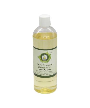 Coconut Oil | Cocus Nucifera | Unrefined | Pure Coconut Oil | for Hair | for Skin | for Body | 100% Pure Natural | Cold Pressed Coconut Oil | 100ml | 3.38oz by R V Essential 100ml (3.38 Ounce)