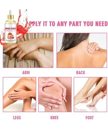 IFFANY Wild Plus Body Care Oil Body Juice Oil Strawberry Scent Handmade Suitable for Women with Dry Skin - Buy Online on GoSupps.com