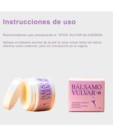  CAESGIN Vulvar Moisturizer - Balm Format - Natural Hydration and Protection for the Female Intimate Area - Helps Soothe Irritation and Itching of Intimate Skin - 50ml Jar Size - Buy Online on GoSupps.com
