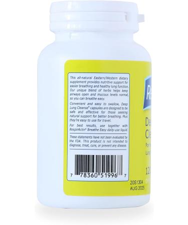 RespirActin Deep Lung Cleanse Veggie Caps - Herbal Respiratory System Support (120ct) - Buy Online on GoSupps.com