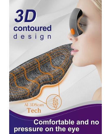 Soft & Comfortable Grey 3D Eye Mask for Sleeping - Enhance Your Sleep Quality - Buy Online on GoSupps.com