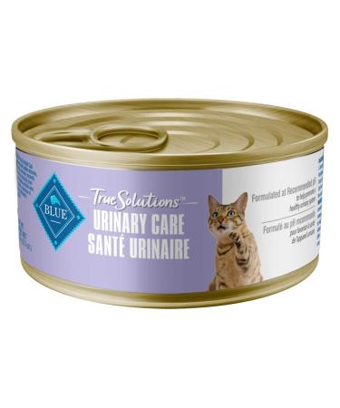 Blue Buffalo True Solutions Natural Urinary Care Adult Wet Cat Food 155g (Pack of 24) Urinary Care 5.5oz Cans - Pack of 24
