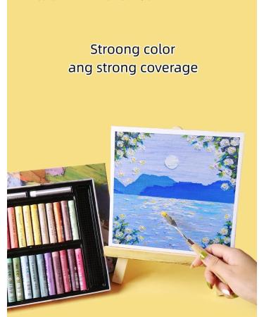 YNTCHENG Soft Oil Pastels Set - 52 Colors for Kids and Artists | Professional Pastels Art Supplies with Pad and Scraper - Buy Online on GoSupps.com