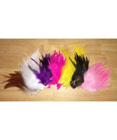 Creative Angler Saddle Hackle Fly Tying Kit - Natural Rooster Feathers for Crafts and Wet Flies - Steelhead Colored Feathers Combo Pack - Buy Online on GoSupps.com