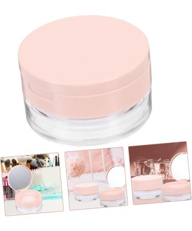 FOMIYES Box Empty Powder Case Travel Cosmetic Case Makeup Case Loose Powder Small Setting Powder Clamshell Size 1 Pink - Buy Online on GoSupps.com