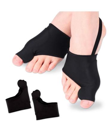 IGMAN Pair of Bunions Correction Women and Men- Bunion Pads to Wear With Shoes and Toe Spacers for Pain Relief