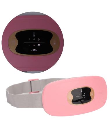 Shop Menstruation Heating Belts - 3 Temperature Levels Fast Warming & Vibration | Comfortable Portable Pink Abdominal Heating Pillow for Women & Girls - Buy Online on GoSupps.com