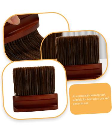 FRCOLOR Neck Brush Neck Duster Bristles for Cleaning Hair Cutting Neck Duster Hair Cutting Kits Haircut Nail Cleaner Brush Barber Cleaning Brush Hair Removal Brush Soft Beech 12X11X2CM Black - Buy Online on GoSupps.com