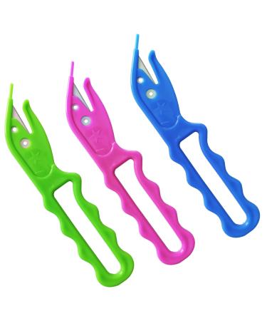 Hair Elastic Band Cutter  Rubber Hair Tie Remover Easy to Remove Disposable Rubber Band Tool(3 Pcs)