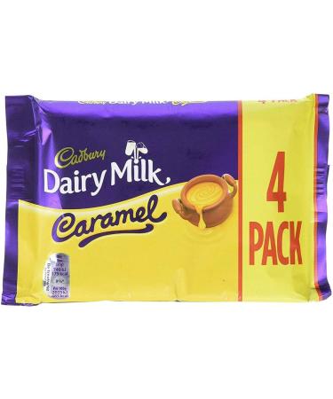  Cadbury Cadbury Dairy Milk Caramel Set of 4 chocolate bars 4 x 37 g - Buy Online on GoSupps.com
