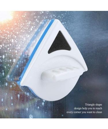 Triangle Shape Glass Wiper Double-Side Magnetic Window Cleaner Cleaning Brush for Home - Buy Online on GoSupps.com