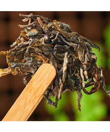 HQZM Puer Spring Tea 100g Small Tea Cake Menghai Laobanzhang Raw Tea with Abundant Aroma - Buy Online on GoSupps.com