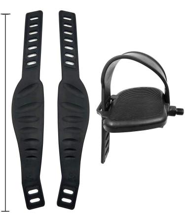 A Pair Exercise Bike Pedal Straps and Widened Straps for Exercise Bike Bicycle Cycle Home or Gym