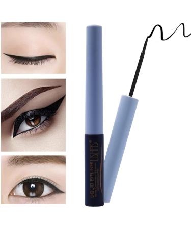 Liquid Eye Liner - Smudge Proof Eyeliner | Waterproof Long-Lasting Eye Makeup for Novices and Professionals Black Eyeliner Liquid for Stunning Looks Hixip - Buy Online on GoSupps.com