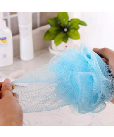 8pcs Kids Bath Sponge Balls - Soft Mesh Shower Loofah & Back Scrubber - Perfect for Bubble Baths | International Shipping - Buy Online on GoSupps.com
