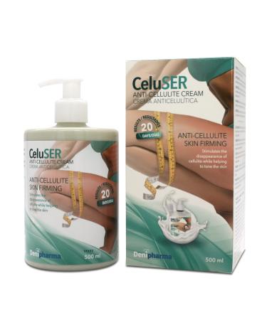 CELUSER ANTI CELLULITE CREAM 500 ml - Powerful Anti Cellulite - Very Powerful Anti-Cellulite and Firming Treatment for Legs, Hips, Abdomen and Arms
