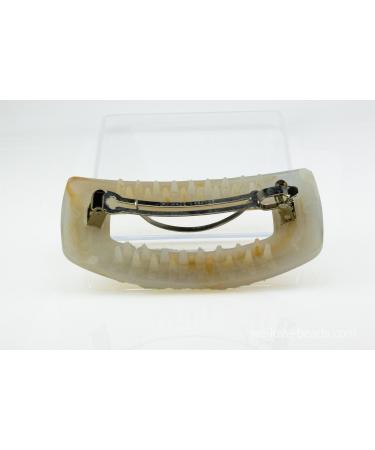 1pc Rectangular Patent Clasp 92x58 Light Beige - Made in Germany | WeLoveBeads - International Shipping Available - Buy Online on GoSupps.com
