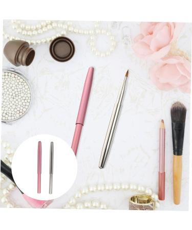 MAGICLULU 2pcs Lip Brush Set - Portable Eye Makeup Tools & Dual-Head Eyelash Brush for Flawless Makeup Application - Buy Online on GoSupps.com